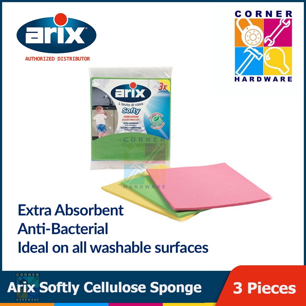 Image of ARIX Cellulose Sponge Cloth (New Softy) 3 pcs.