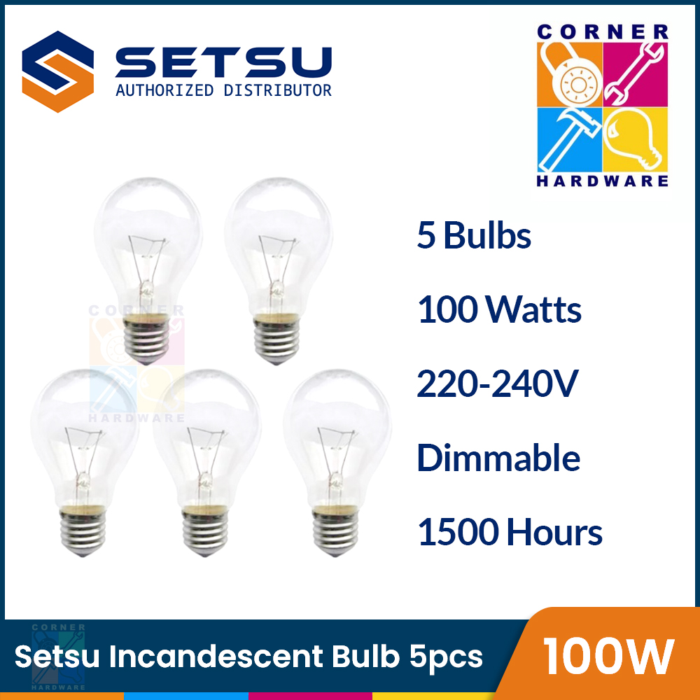Image of SETSU Incandescent Bulbs 100W 5pcs.