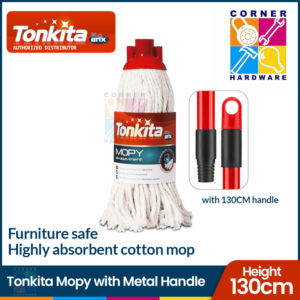 Image of TONKITA Mopi Cotton Mop with Metal Handle