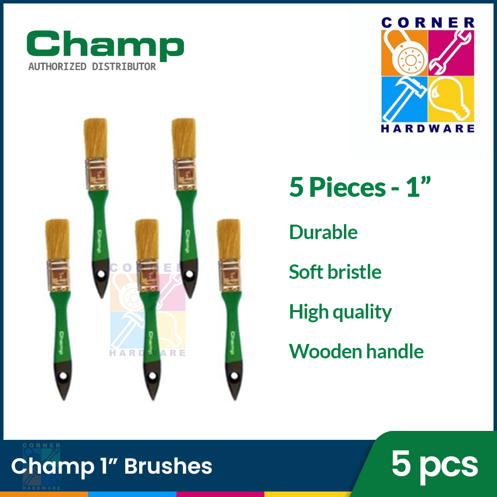 Image of CHAMP Paint Brushes 5 pcs. size 1 inch.