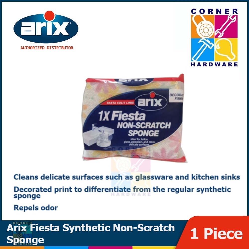 Image of ARIX Fiesta Synthetic Non-Scratch Sponge 1pc.