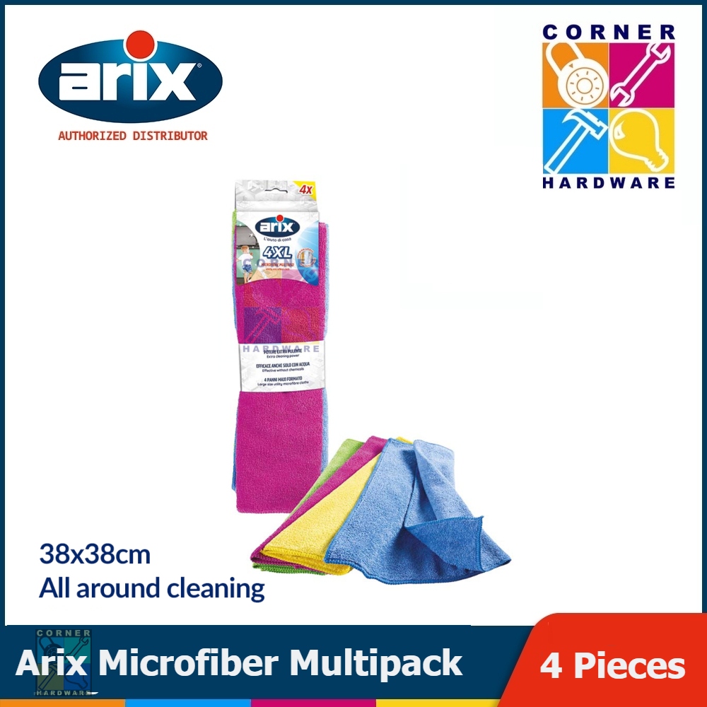 Image of ARIX Microfiber Multipack 4pcs.  38 x 38cm.