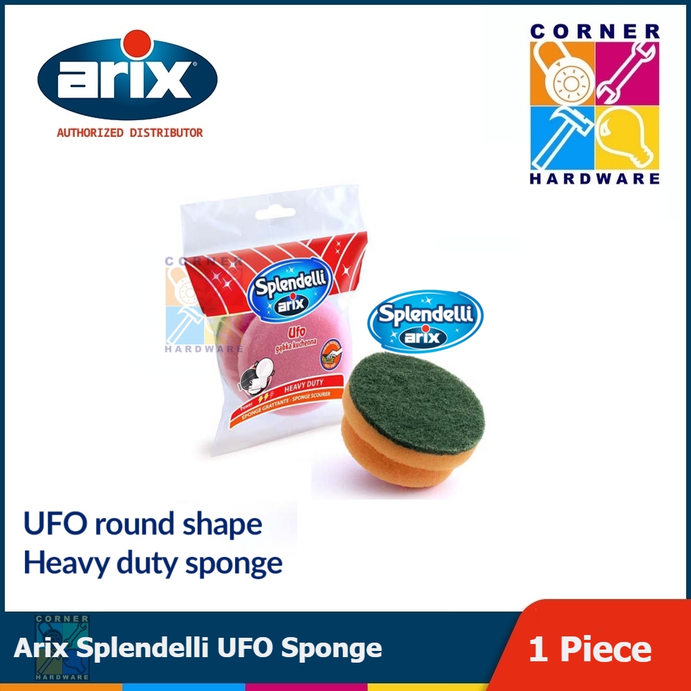 Image of ARIX UFO Round Sponge Scourer Grip 1pc.
