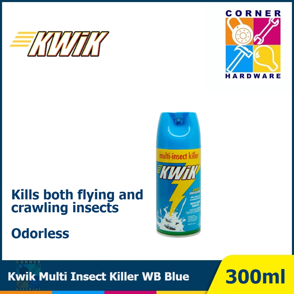 Image of KWIK Multi Insect Killer WB Blue 300ml.