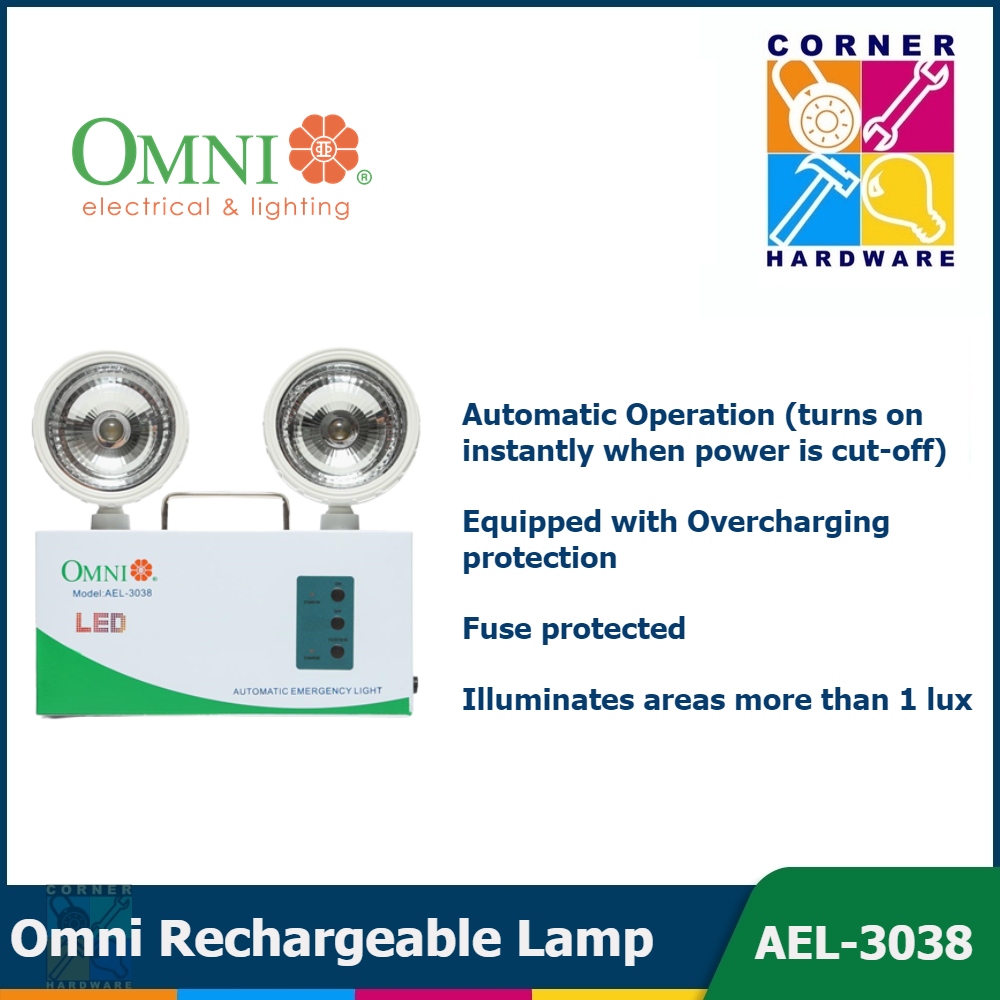 Image of OMNI AEL-3038 Rechargeable Lamp