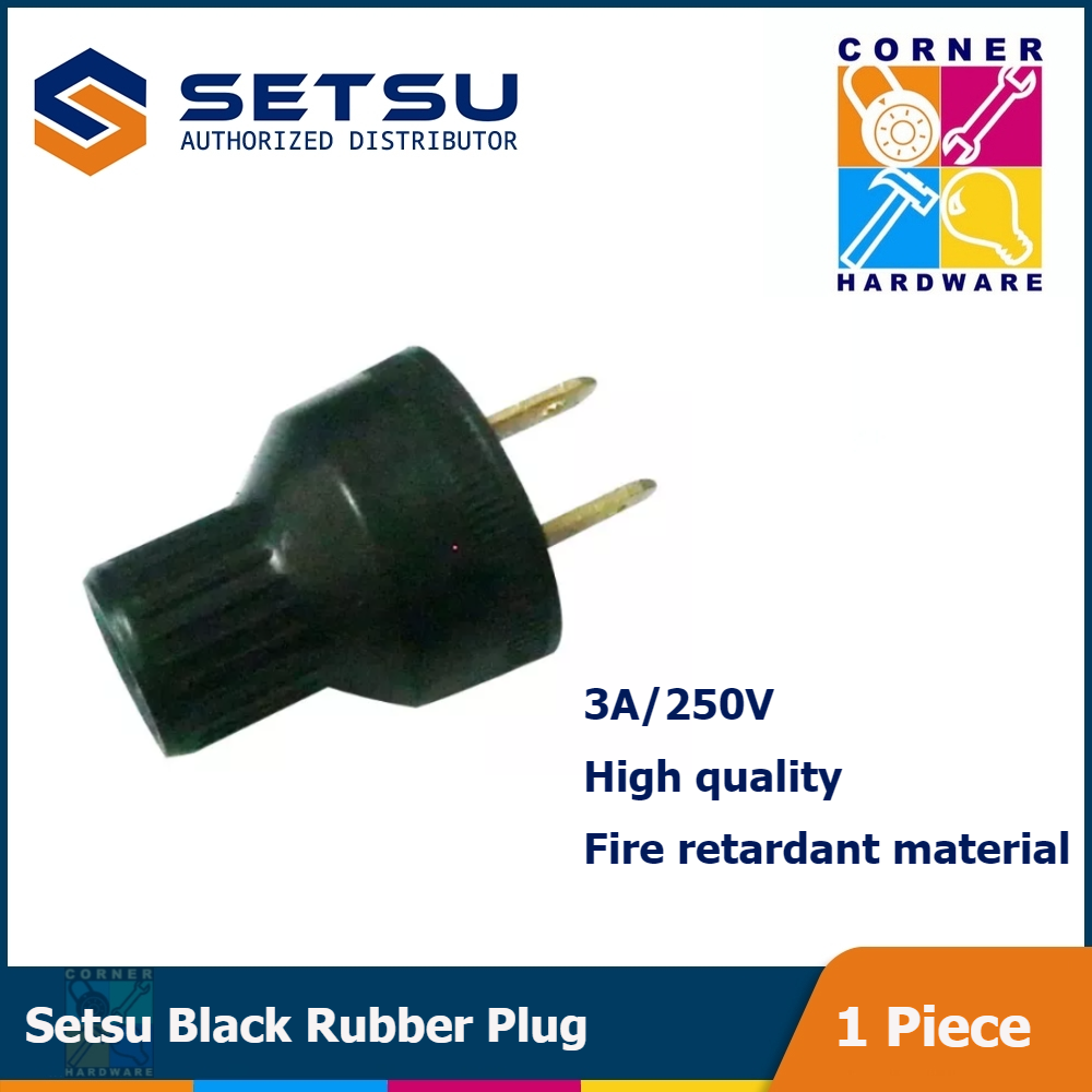Image of SETSU Black Rubber Plug