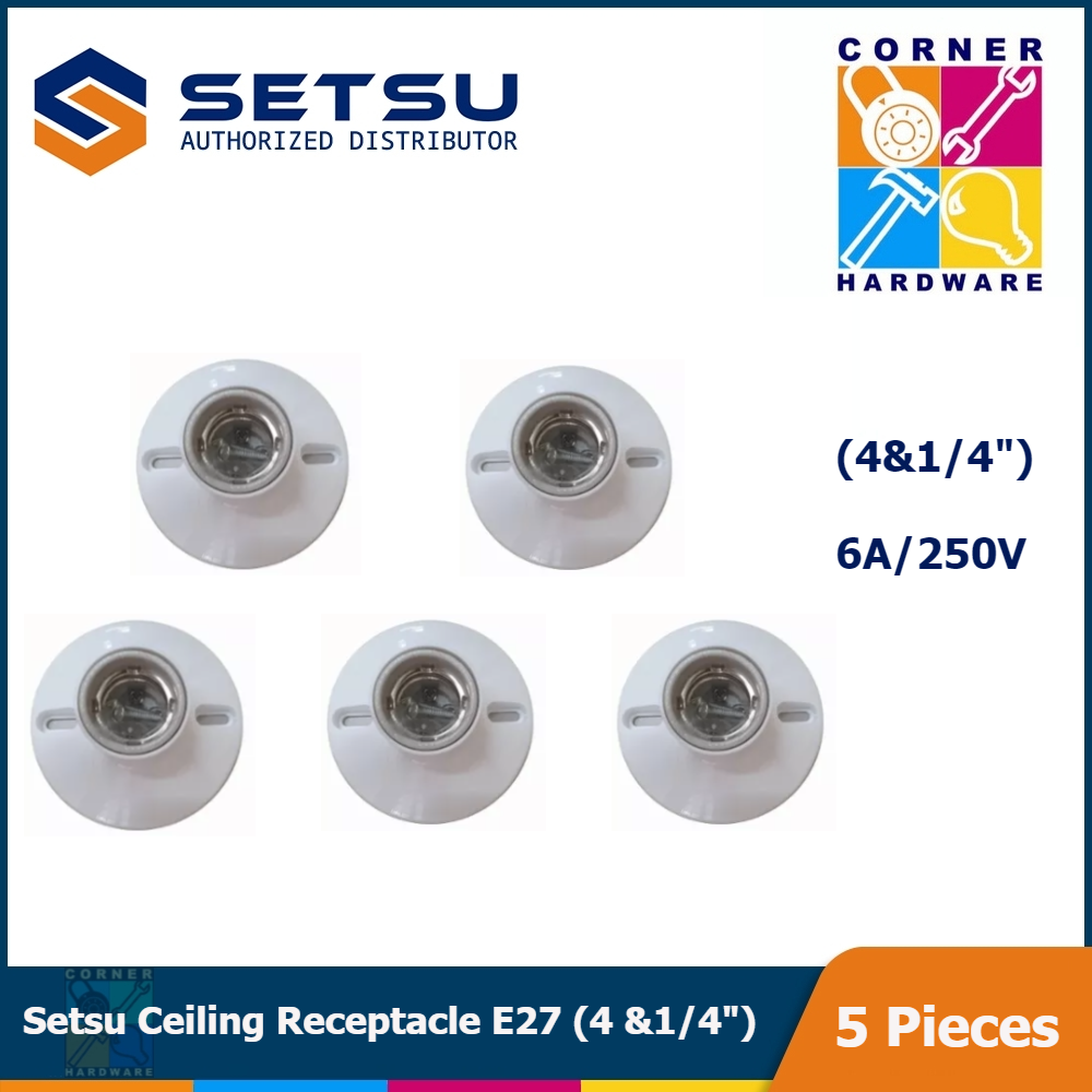 Image of SETSU Ceiling Receptacle E27 4 1/4in 5 pcs