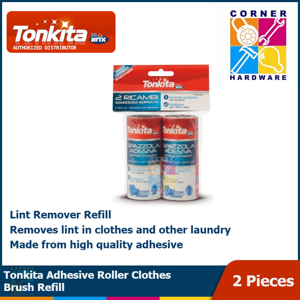 Image of TONKITA Adhesive Roller Clothes Brush Refill 2pcs.