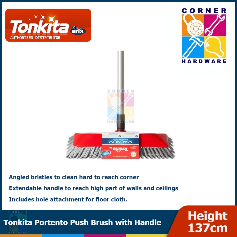 Image of TONKITA Portento Push Brush with Handle