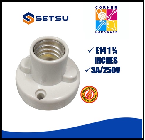Image of SETSU Ceiling Receptacle E14 1 1/4in - Plastic